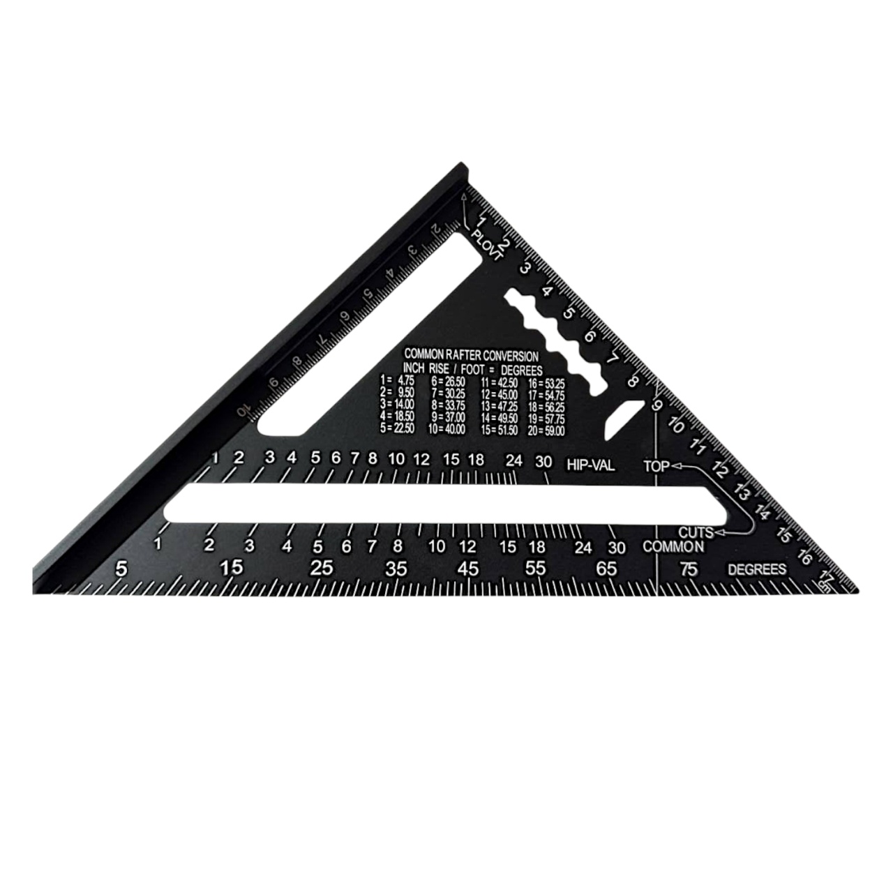 угольник плотницкий 170 мм, 7", алюминиевый, метрический, "maximum" mx 13889 оптом
