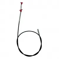 Трос канализационный с зажимом для чистки труб 1,6 м