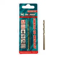 Сверло по металлу 3,5 мм, "MAXIMUM", МХ 6542